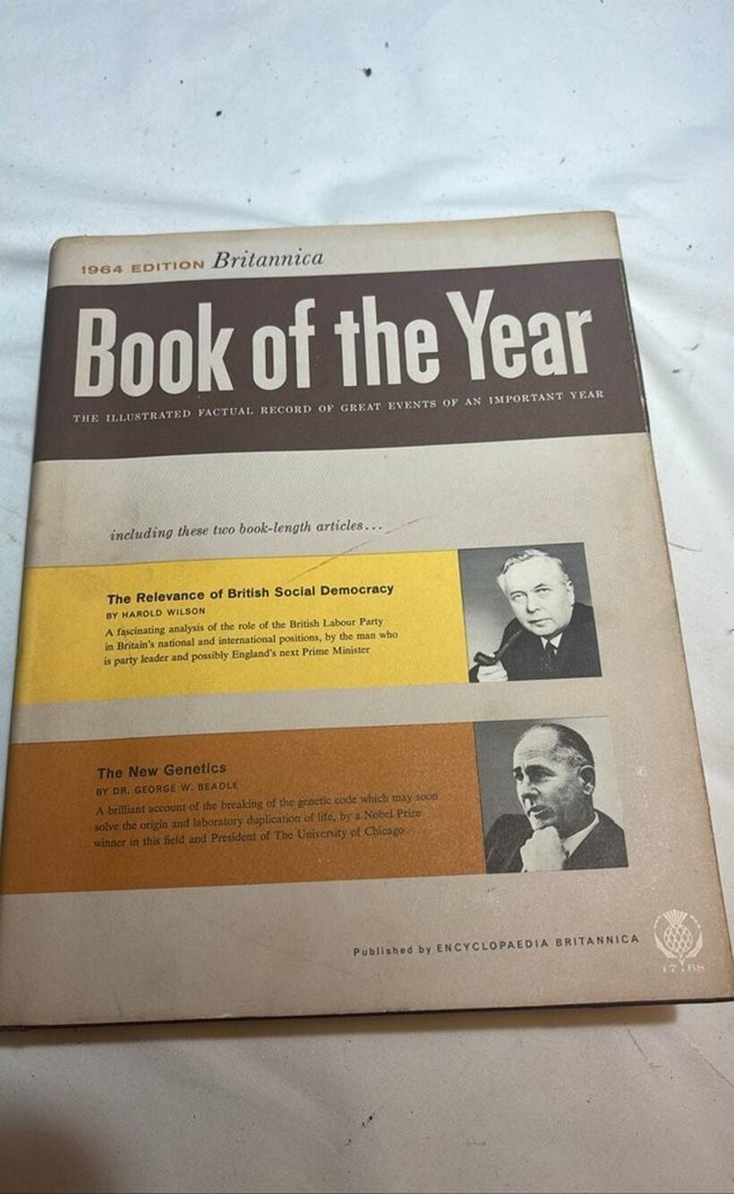1964 Edition Britannica Book of the Year